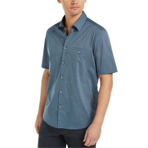 Alfani Mens Stretch Modern Button Up Shirt, NWT